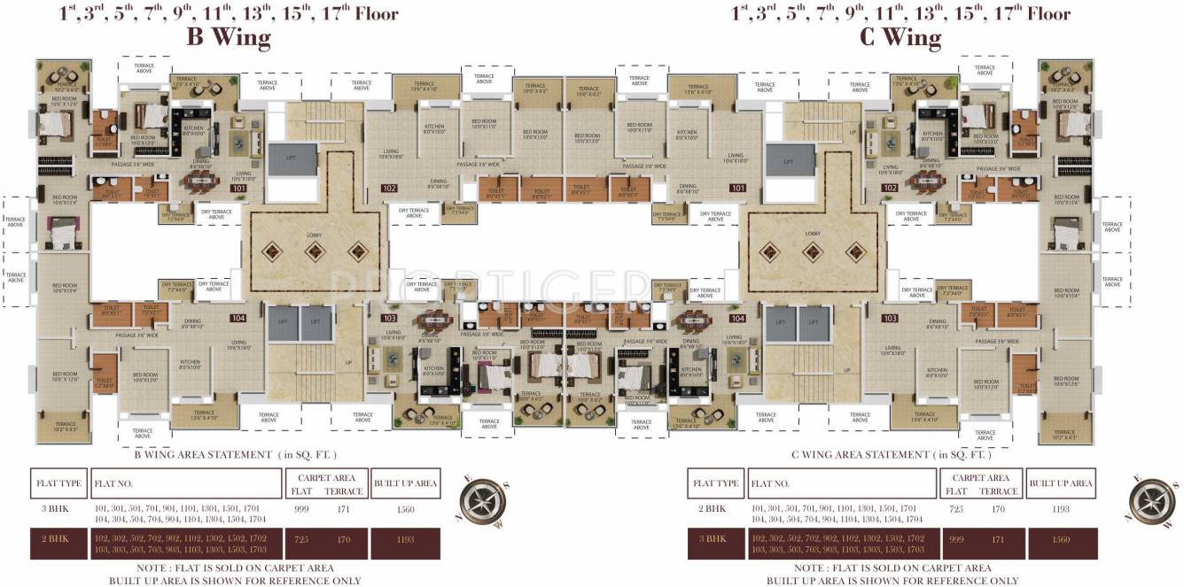 Images for Cluster Plan of Sukhwani Empire Square