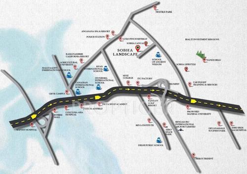 Images for Location Plan of Sobha Landscape landscape Images for Location Plan of Sobha Landscape