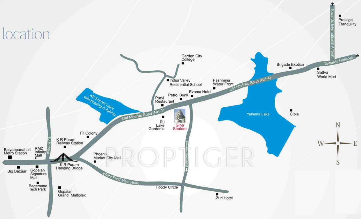  shalom Images for Location Plan of Gina Shalom