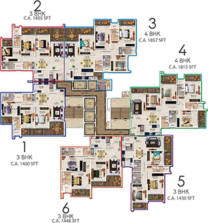  skyvistas Images for Cluster Plan of Bharat Skyvistas