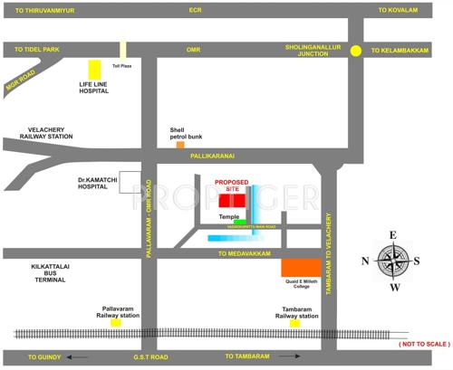  elegance Images for Location Plan of RS Promoters and Developers Elegance