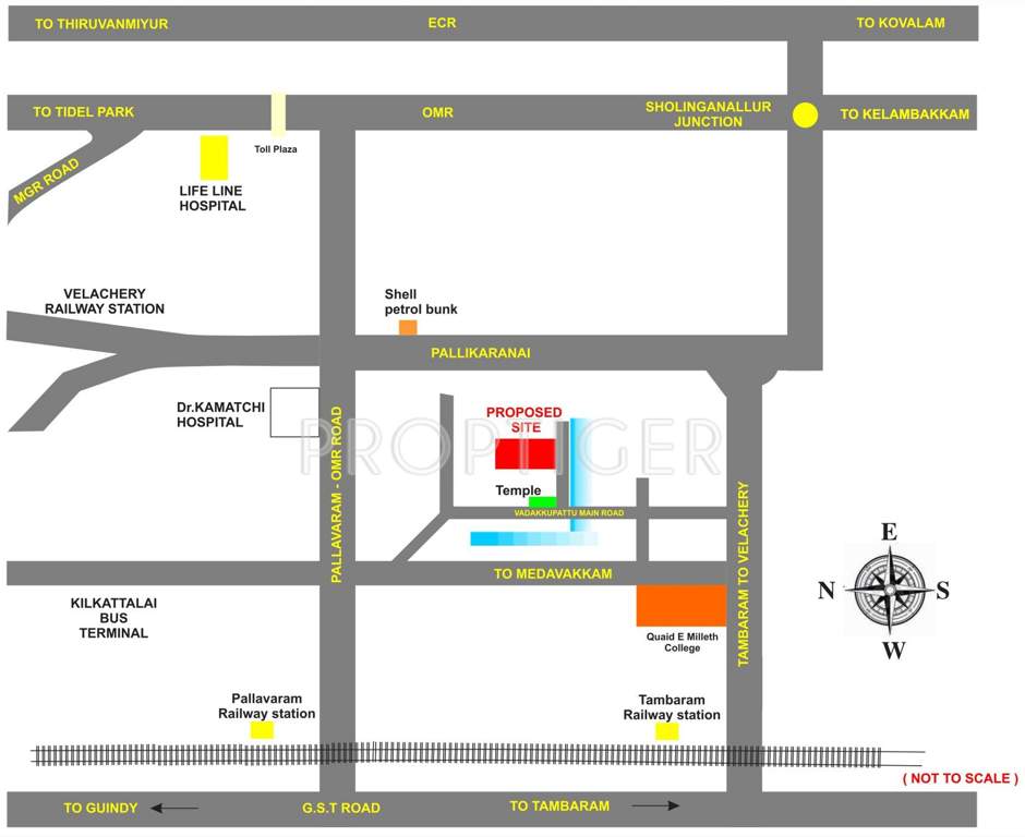  elegance Images for Location Plan of RS Promoters and Developers Elegance