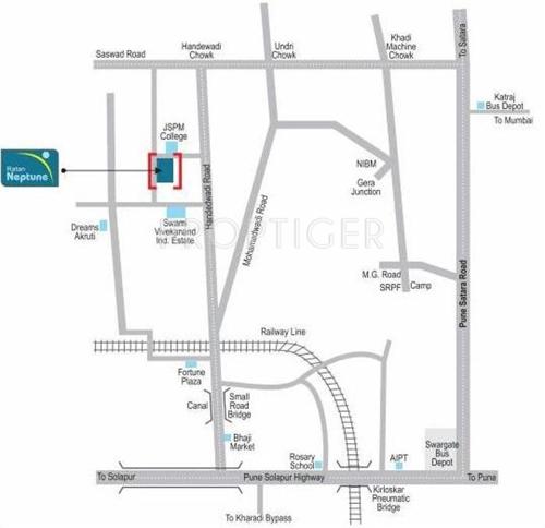  neptune Images for Location Plan of Ratan Neptune
