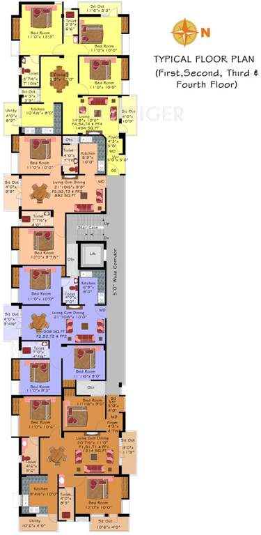 Images for Cluster Plan of Arrummula Sree Thangam Enclave