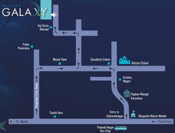 Images for Location Plan of Bhaktisagar Rajveer Galaxy