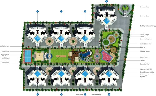 Images for Layout Plan of Ravinanda Skylights skylights Images for Layout Plan of Ravinanda Skylights