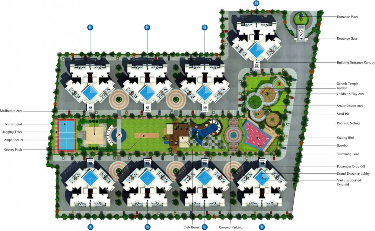 skylights Images for Layout Plan of Ravinanda Skylights