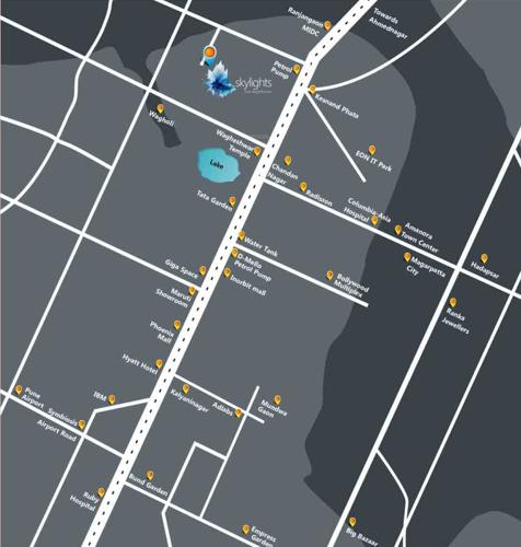 Images for Location Plan of Ravinanda Skylights skylights Images for Location Plan of Ravinanda Skylights