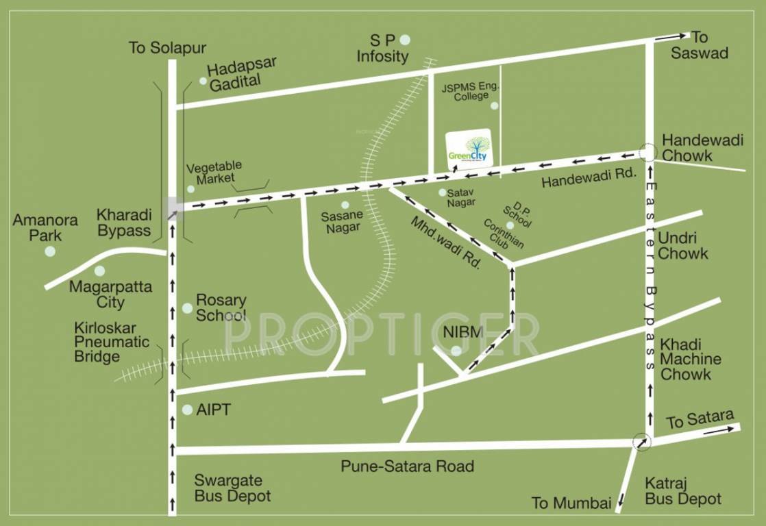  green city Location Plan