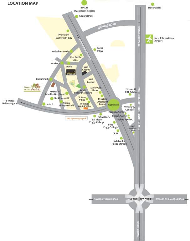 Images for Location Plan of S And S Sri Hari Orchids