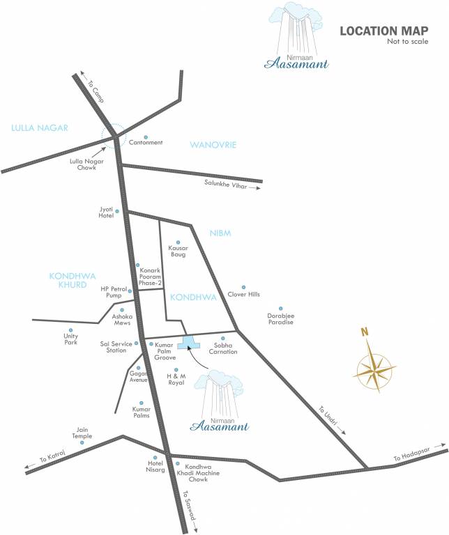 Images for Location Plan of Nirmaan Group Nirmaan Aasamant