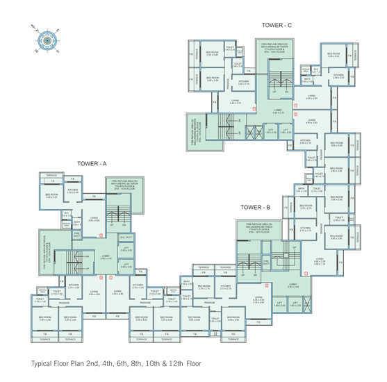  arjun A Wing Cluster Plan