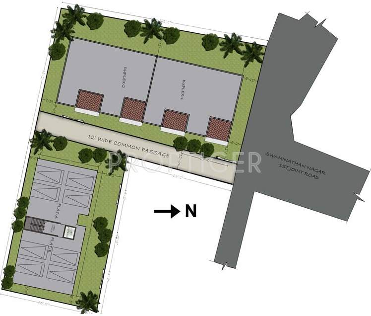 sumanth sreshta swaminathan nagar Layout Plan