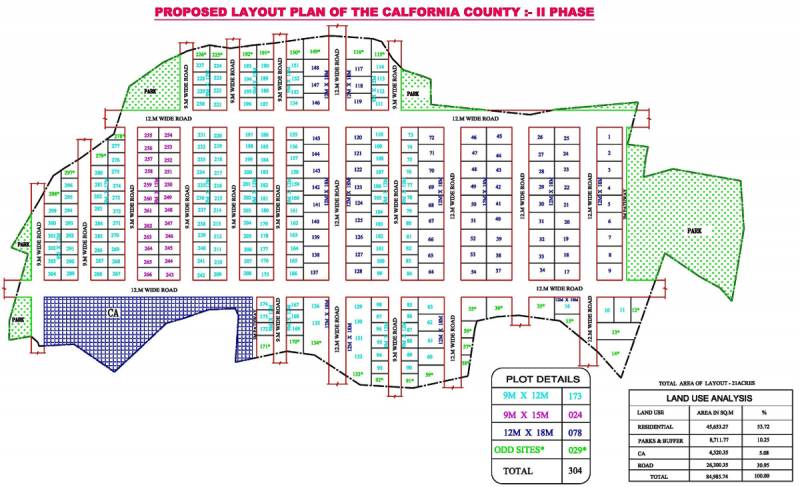 Images for Layout Plan of RK The California County