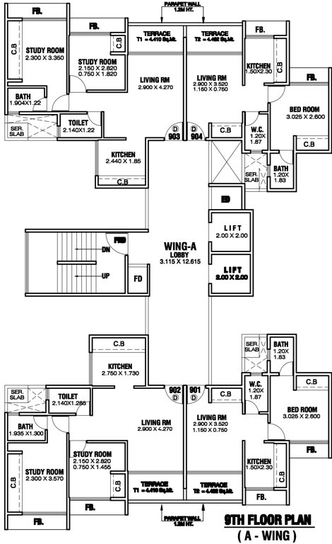 pallazo Images for Cluster Plan of Shankheshwar Pallazo