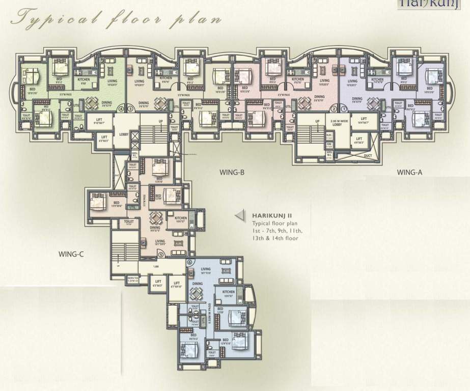  hari kunj ii Images for Cluster Plan of Kukreja Hari Kunj II