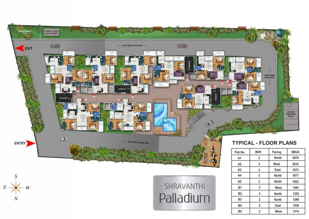 palladium Layout Plan