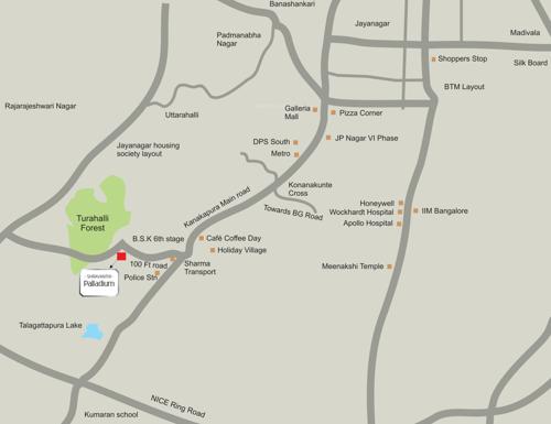  palladium Images for Location Plan of Shravanthi Palladium