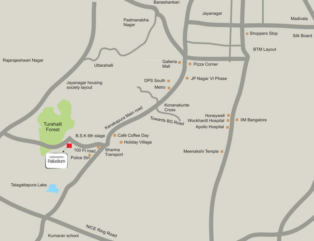 palladium Images for Location Plan of Shravanthi Palladium