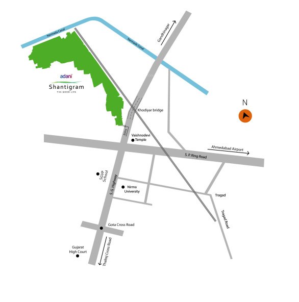 aangan Location Plan