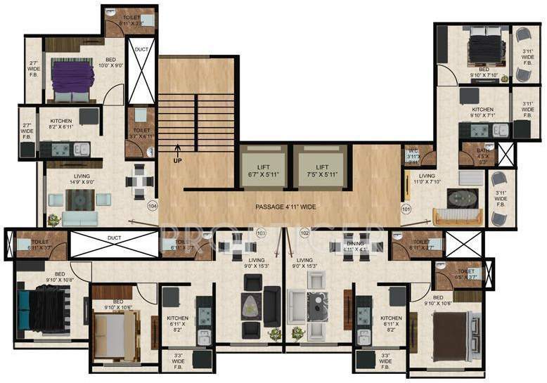  landmark Images for Cluster Plan of Beauty Landmark