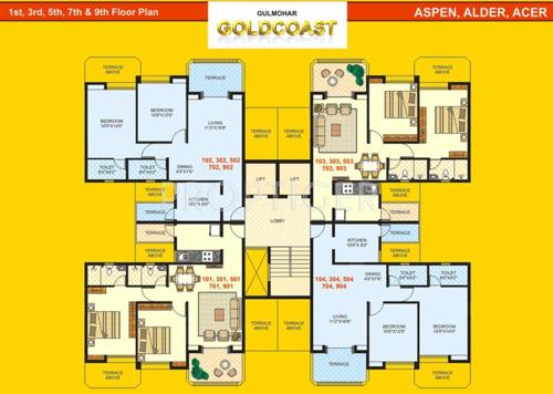 Images for Cluster Plan of Gulmohar Goldcoast goldcoast Images for Cluster Plan of Gulmohar Goldcoast