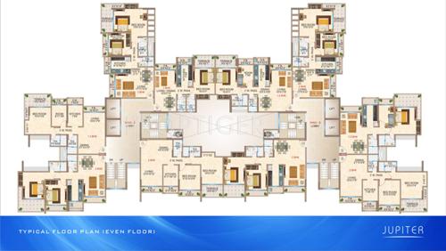Images for Cluster Plan of Bhakti Galaxy Residences Images for Cluster Plan of Bhakti Galaxy Residences