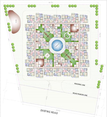  fountain-square Images for Cluster Plan of Aryan Fountain Square