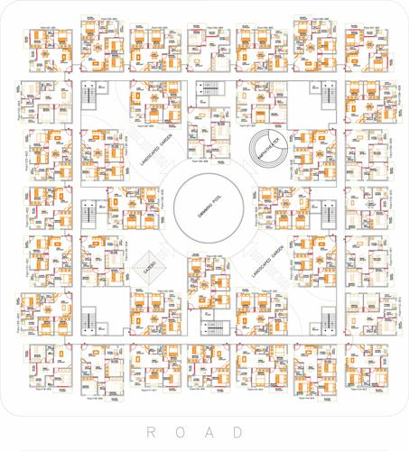  fountain-square Images for Cluster Plan of Aryan Fountain Square