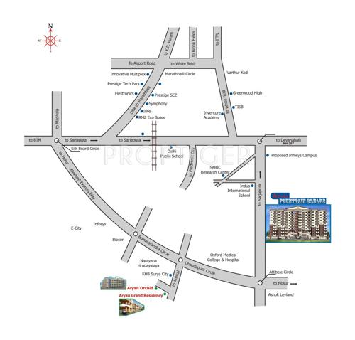  fountain-square Images for Location Plan of Aryan Fountain Square