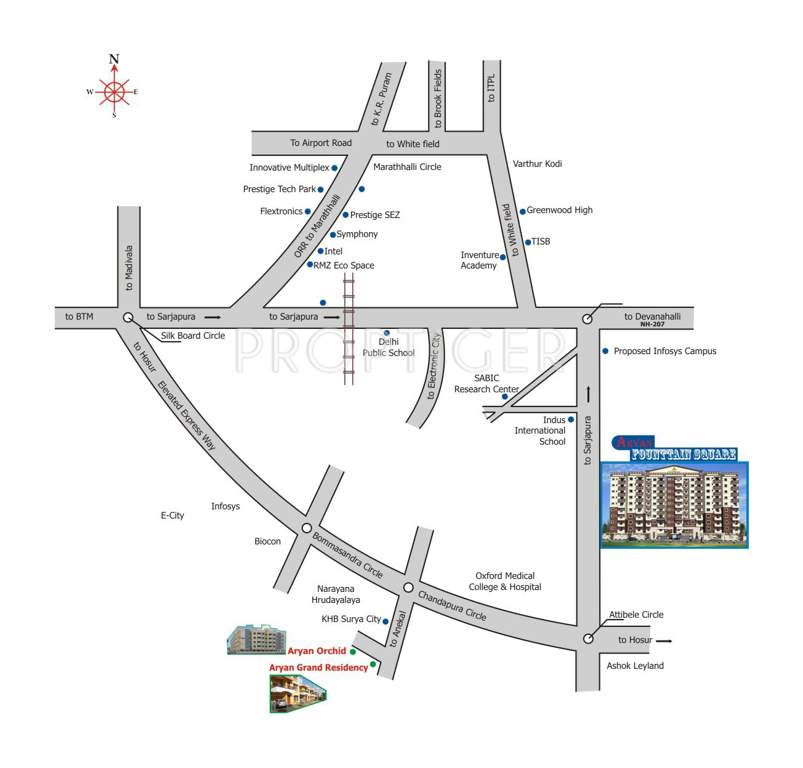 fountain square Images for Location Plan of Aryan Fountain Square