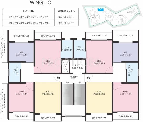 Images for Cluster Plan of GBK Vishwajeet Green