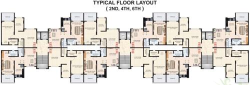 Images for Cluster Plan of Happy Home Group Mumbai Ekta Apartments Images for Cluster Plan of Happy Home Group Mumbai Ekta Apartments