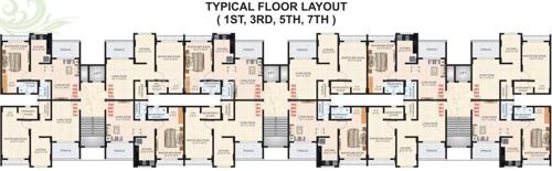 Images for Cluster Plan of Happy Home Group Mumbai Ekta Apartments Images for Cluster Plan of Happy Home Group Mumbai Ekta Apartments