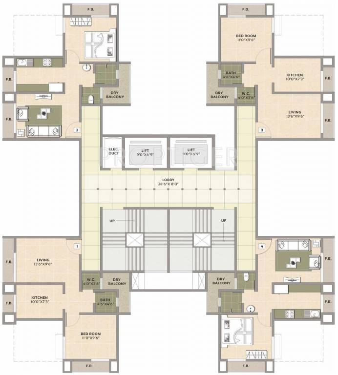  signature residency A 1 Cluster Plan