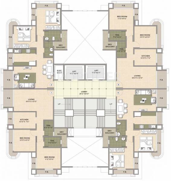  signature-residency A-2 Cluster Plan