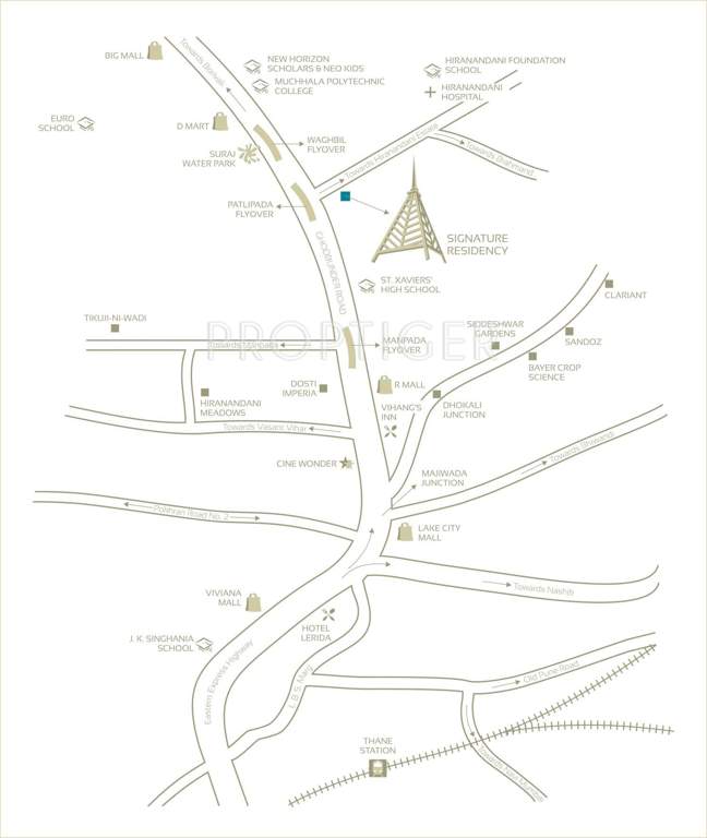  signature residency Images for Location Plan of Shree Signature Residency