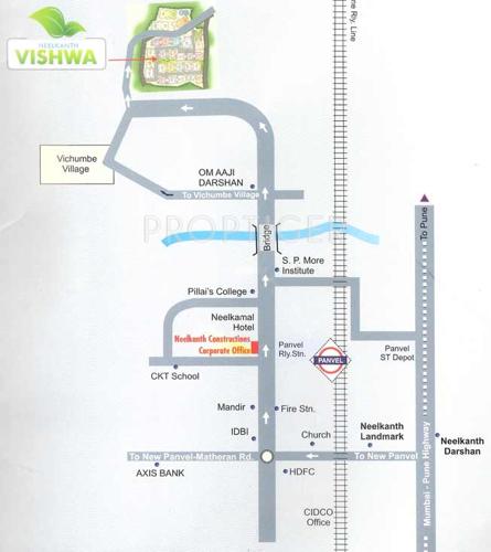 vishwa Images for Location Plan of Neelkanth Groups Vishwa