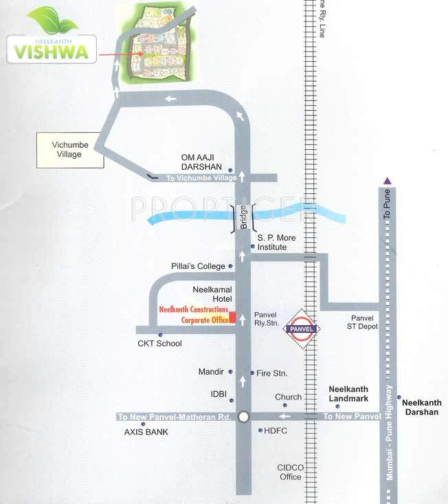  vishwa Images for Location Plan of Neelkanth Groups Vishwa
