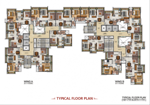  vedanta Tower 1 Cluster Plan