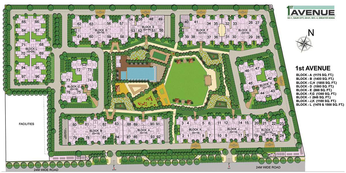 Images for Layout Plan of Gaursons 1st Avenue