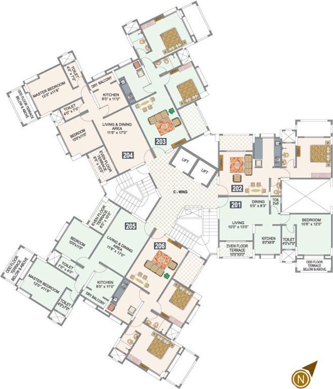 Images for Cluster Plan of Lushlife Sky Heights Phase 2