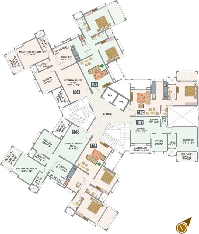 Images for Cluster Plan of Lushlife Sky Heights Phase 2