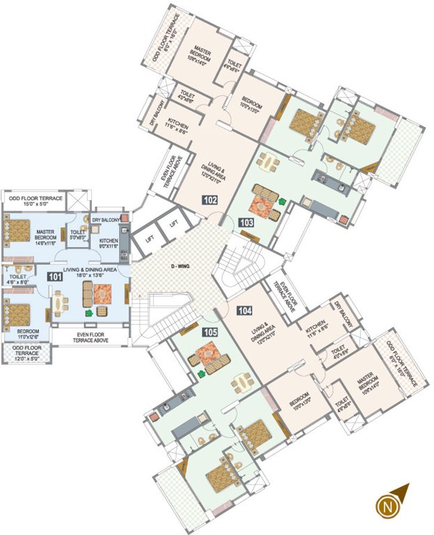 Images for Cluster Plan of Lushlife Sky Heights Phase 2