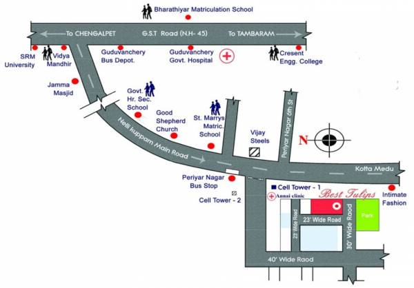 Images for Location Plan of Best Best Tulips Images for Location Plan of Best Best Tulips