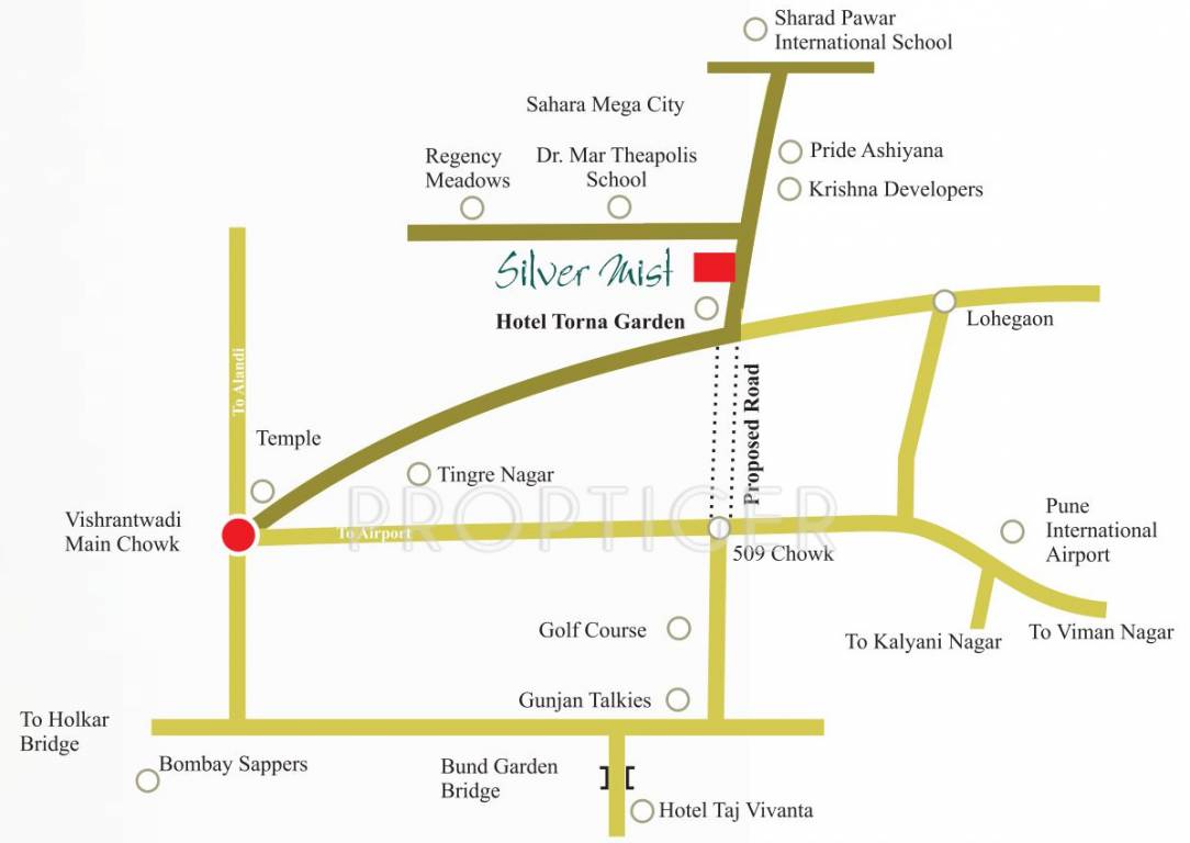 Images for Location Plan of Nirman Silver Mist