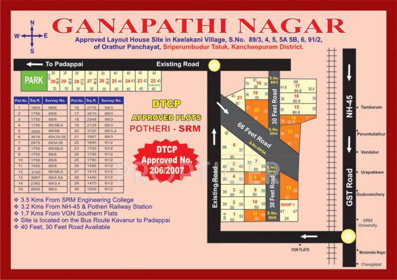 Images for Layout Plan of Mano Ganapathi Nagar