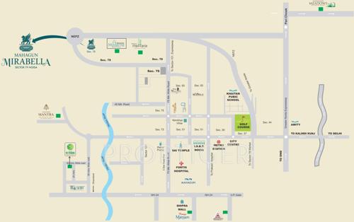 Images for Location Plan of Mahagun Mirabella mirabella Images for Location Plan of Mahagun Mirabella