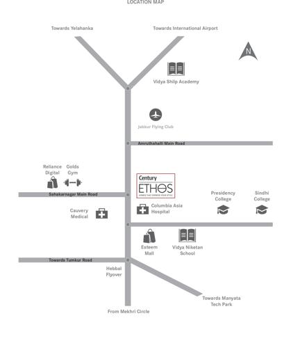  ethos Images for Location Plan of Century Ethos