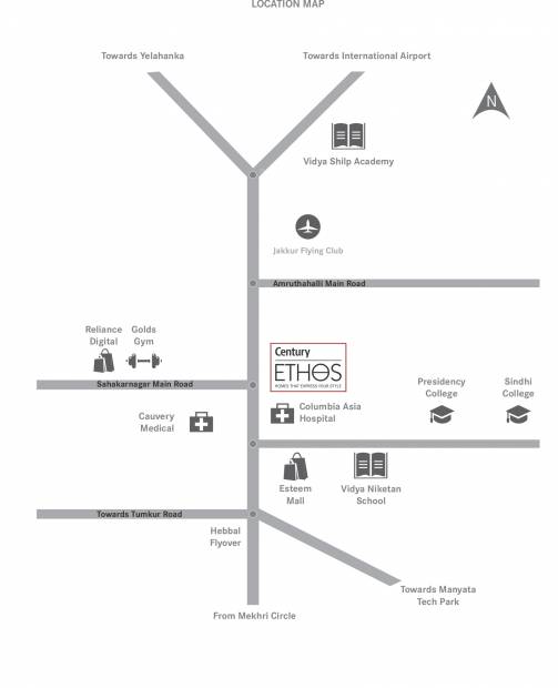  ethos Images for Location Plan of Century Ethos